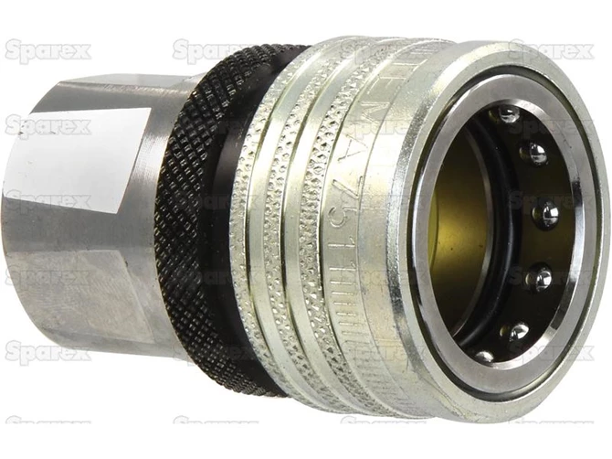 S.136290 Parker Quick Release Hydraulic Coupling Female 3/4'' Body x 3/4'' BSP Female Thread