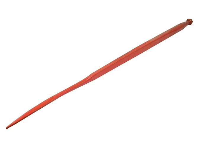 SHW S.77021 Bale Spear - Straight - Spoon End. Fitting: Conus 2, Length 55&apos;&apos;, Thread size: M28 x 1.5 (Square)