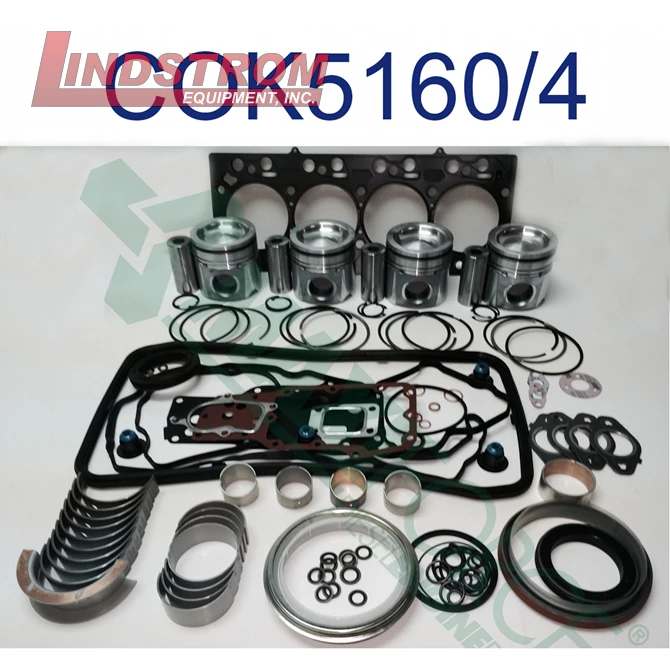 Hy-Capacity HCCOK51604 Major Overhaul Kit, Cummins 4BT 4.5 QSB Diesel Engine, Std. Pistons